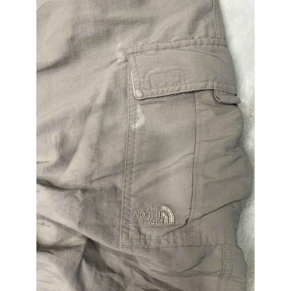 The North Face Mens Cargo Pants Hiking Utility Khaki Tan 38